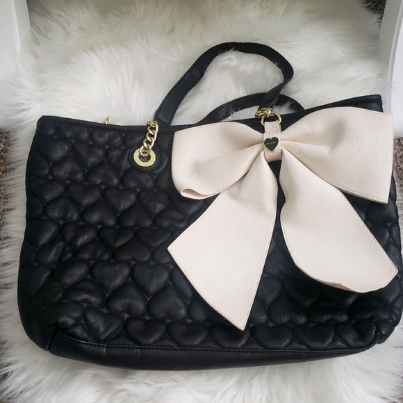 Betsey Johnson Handbags - Betsey Johnson black bag.
